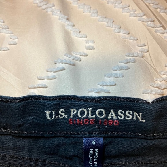 US Polo Assn Boys Pants Black Jeans Kids Size 6 Pocket Logo Casual Jeans - Picture 6 of 7